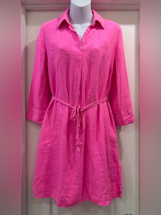 Lilly Pulitzer Dresses & Skirts - Lilly Pulitzer Pilar Tunic Linen Dress Aura 
Pink Size XS